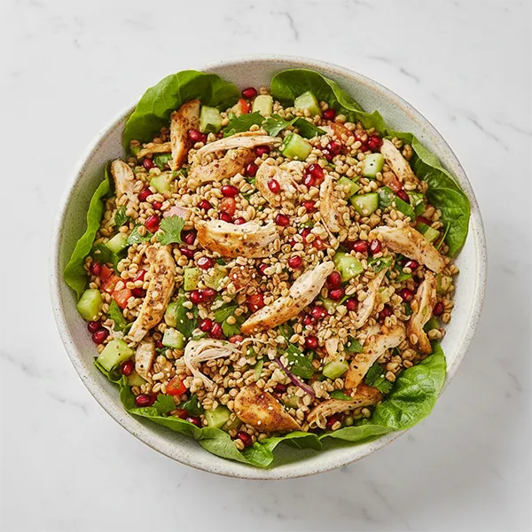 Middle Eastern Freekeh Chicken Salad